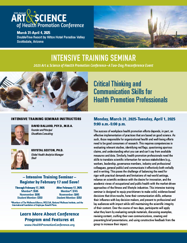 Critical Thinking and Communication Skills for Health Promotion Professionals